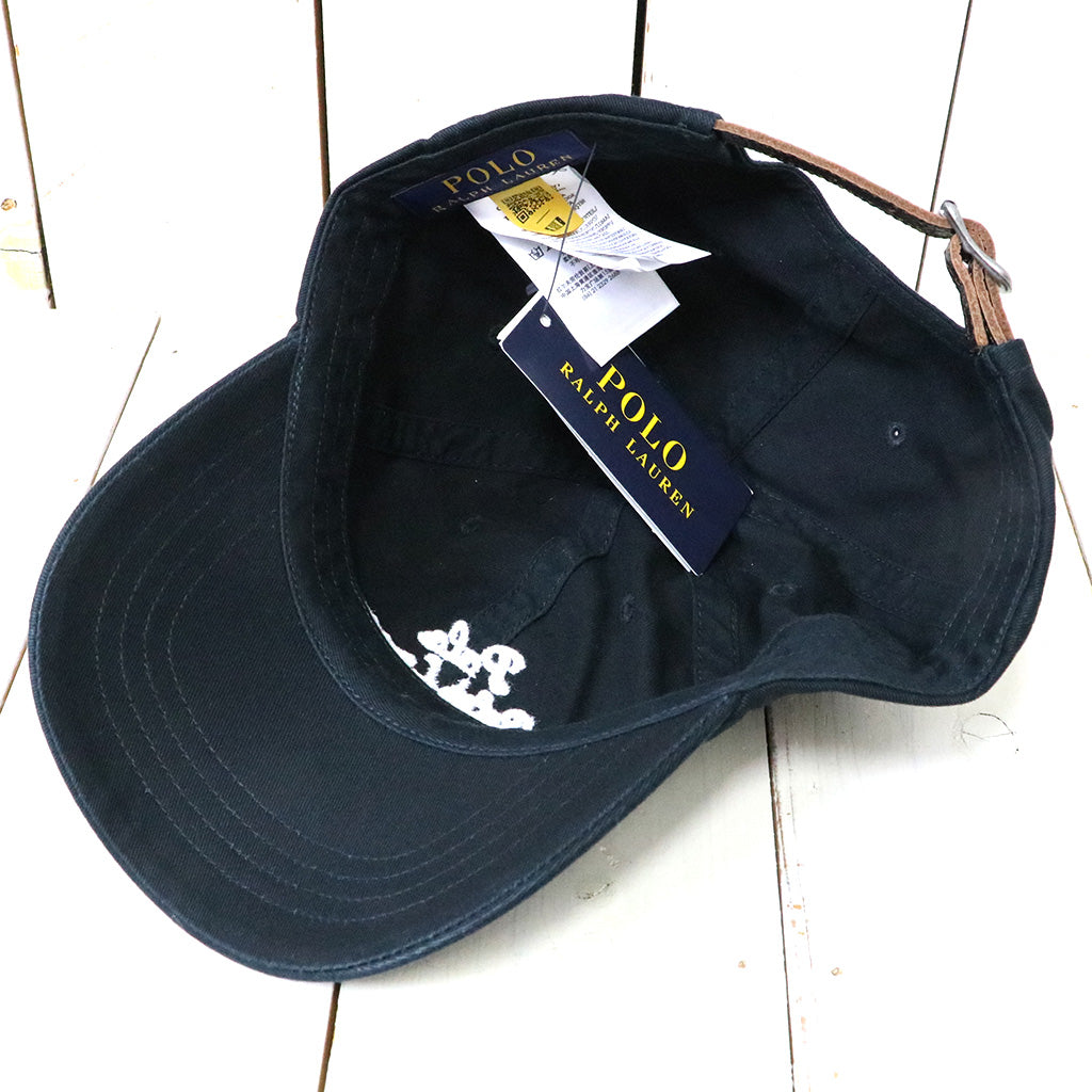 POLO RALPH LAUREN『エンブロイダリー ツイル ボール キャップ』(BLACK)