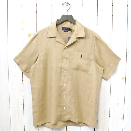 POLO RALPH LAUREN『クラシックフィット リネン キャンプシャツ』(BEIGE)