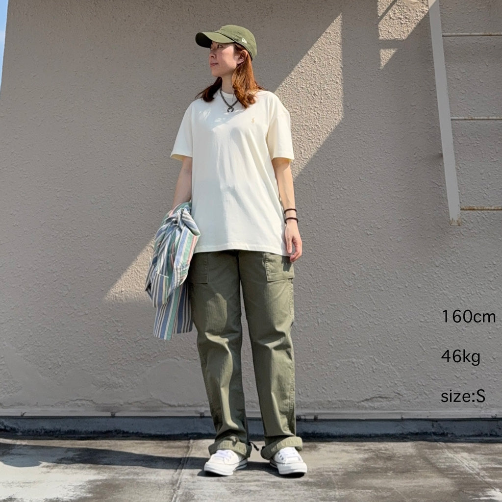 POLO RALPH LAUREN : クラシックフィットミディアムウェイト Tシャツ (NATURAL)