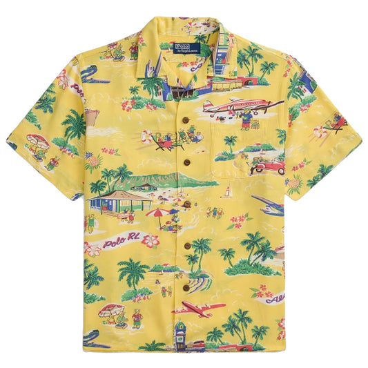 POLO RALPH LAUREN『クラシック フィット POLO ベア キャンプシャツ』(YELLOW)