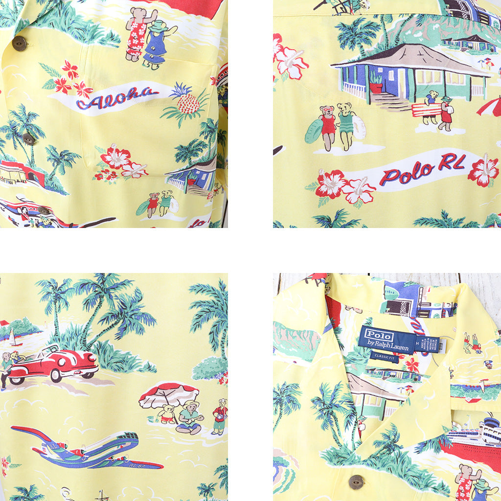 POLO RALPH LAUREN『クラシック フィット POLO ベア キャンプシャツ』(YELLOW)