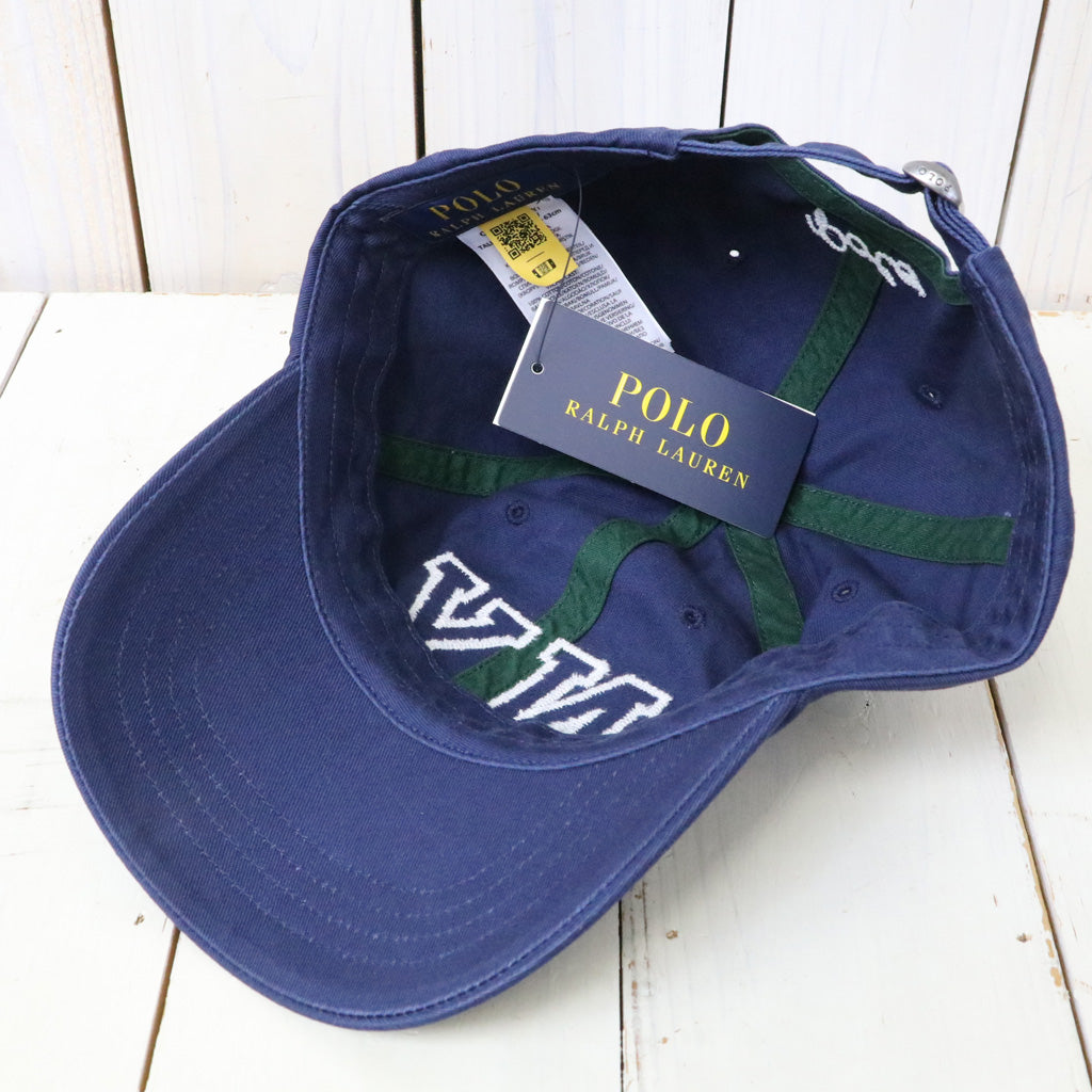 POLO RALPH LAUREN : ”NY” PATCH TWILL BALLCAP (NEWPORT NAVY)