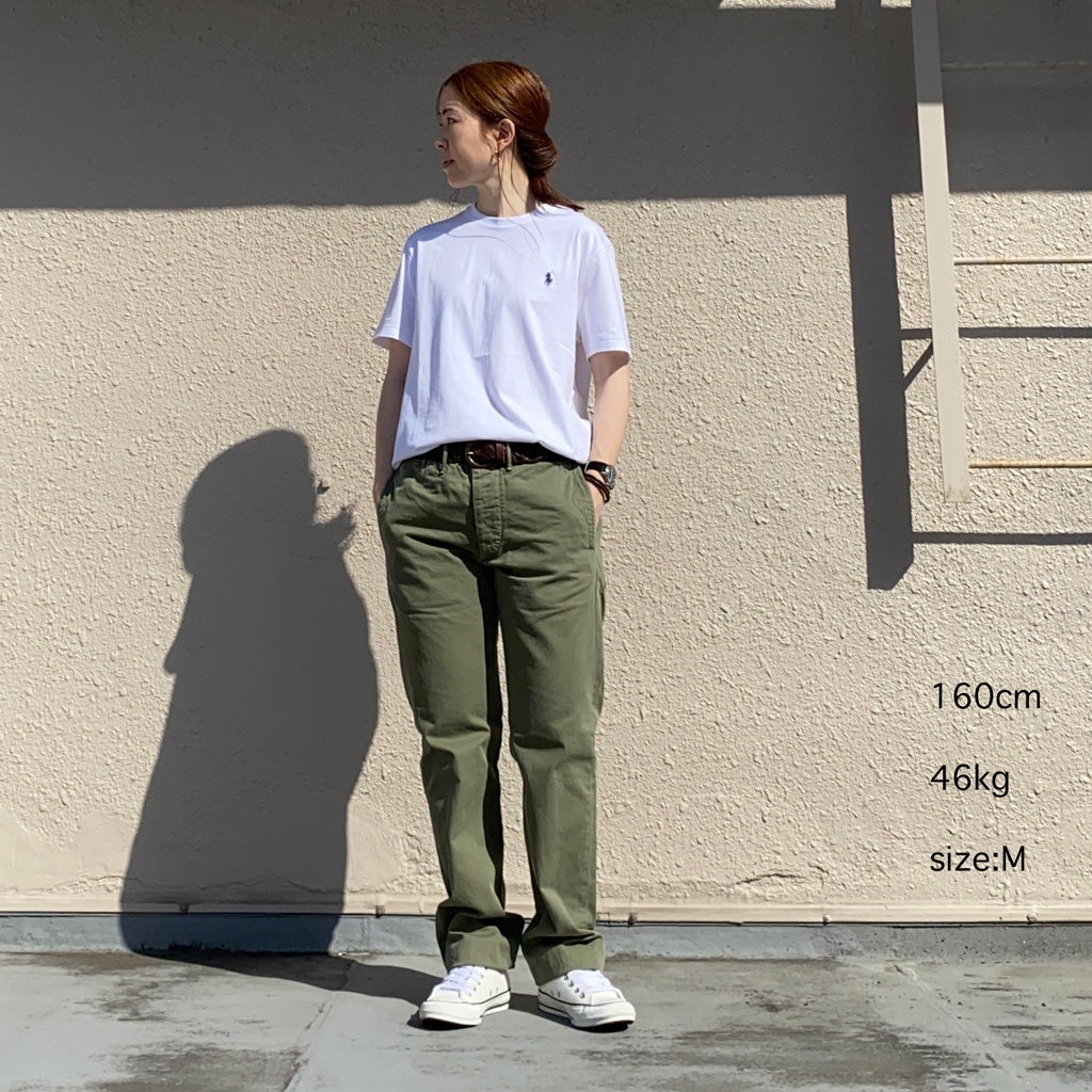 POLO RALPH LAUREN『カスタム スリム クルーネック Tシャツ』(WHITE)