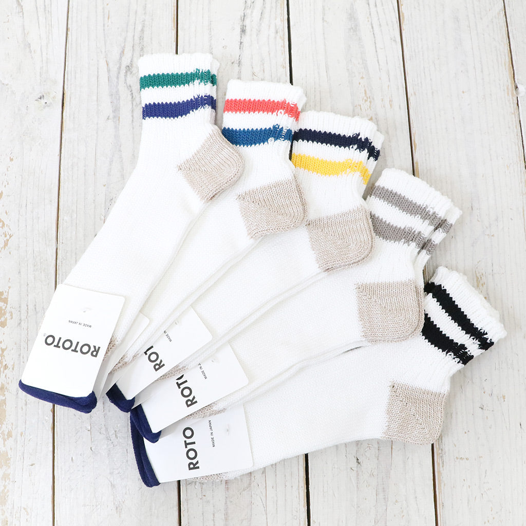 ROTOTO『O.S. RIBBED ANKLE SOCKS』 – Reggieshop