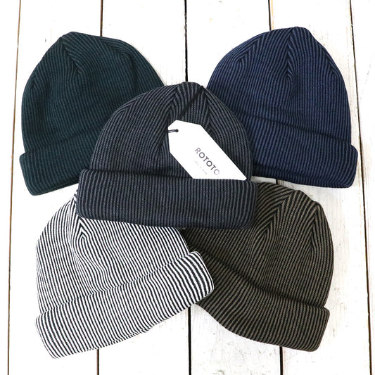 ROTOTO『SUPER SOFT 2WAY BEANIE “STRIPE”』