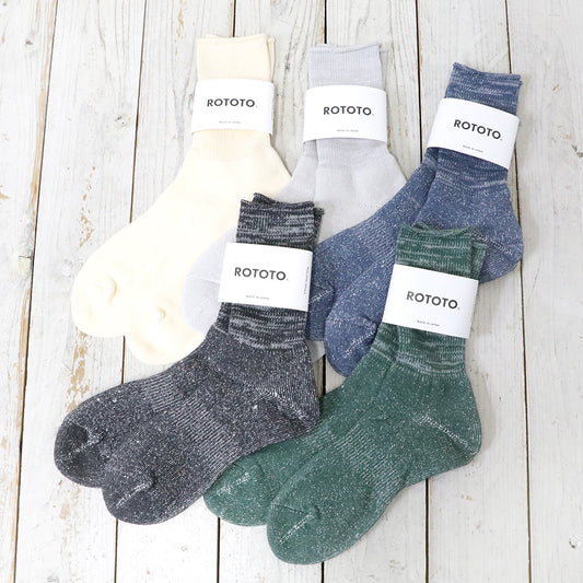 ROTOTO『WASHI PILE CREW SOCKS』