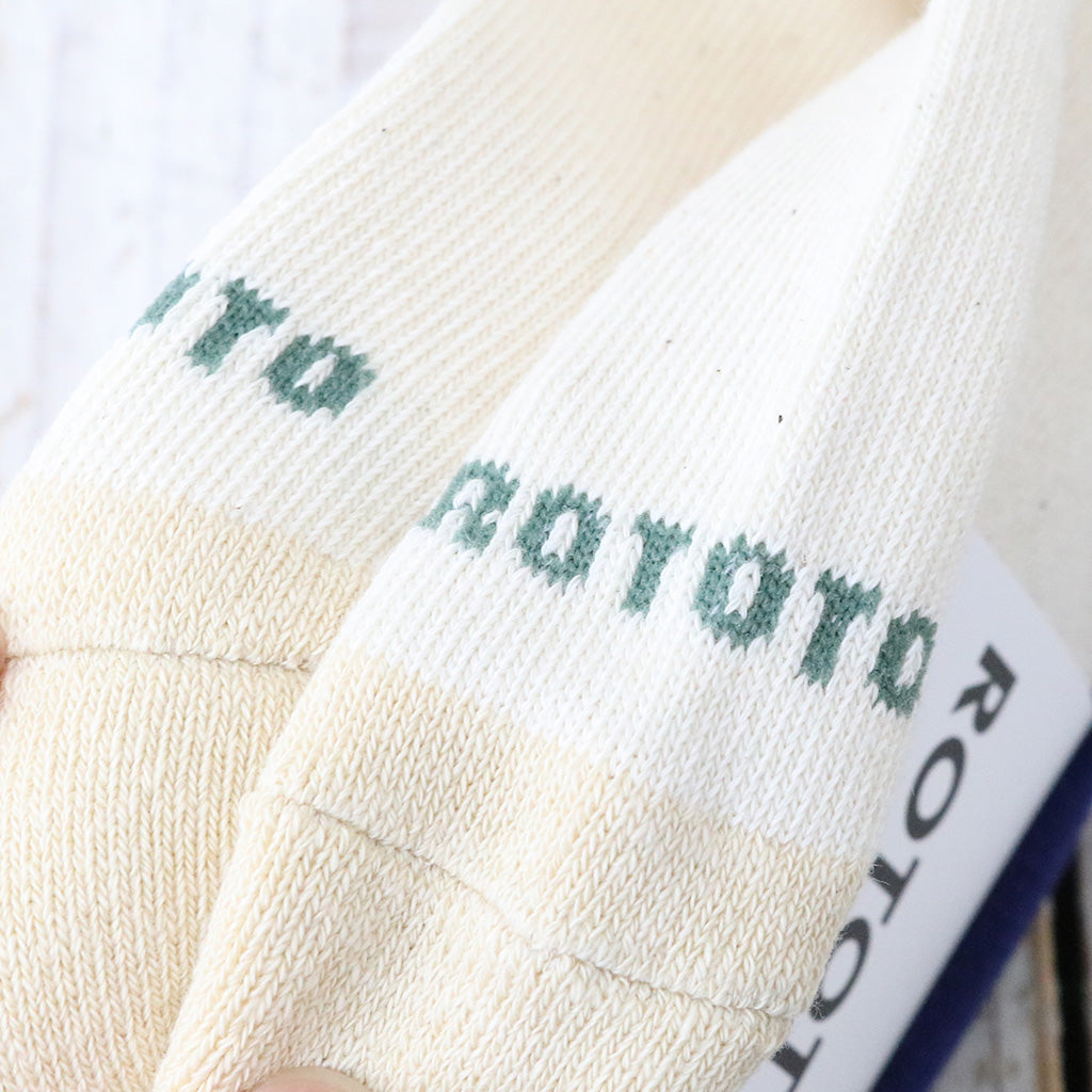 ROTOTO : RETRO ATHLETIC ANKLE SOCKS