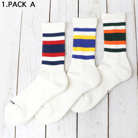 ROTOTO : 3 PACK EVERYDAY ATHLETIC SOCKS