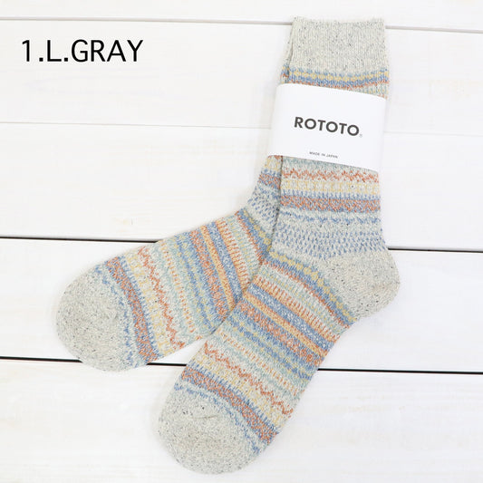 ROTOTO : NORDIC PATTERN SOCKS (R1630)