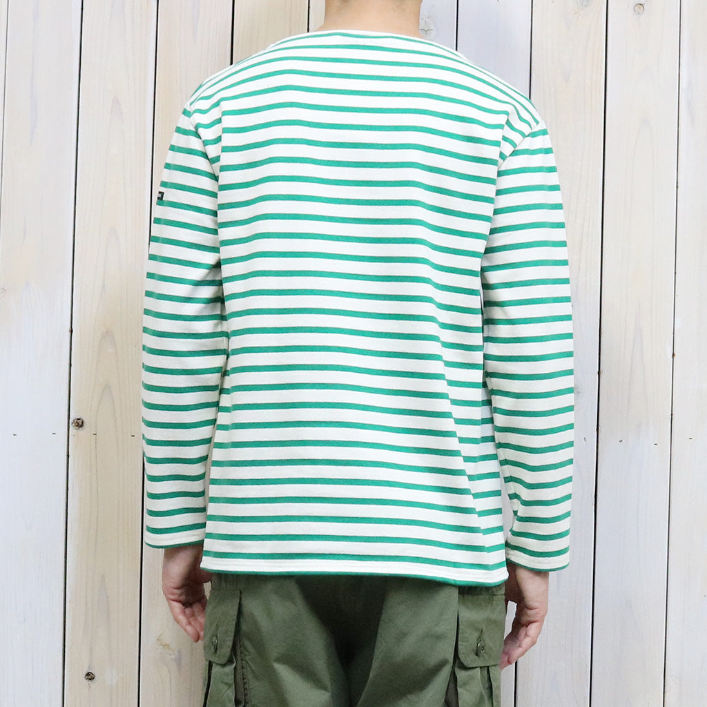 SAINT JAMES『OUESSANT』(ECRU/GREEN)