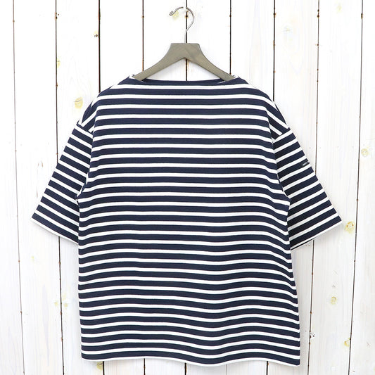 SAINT JAMES : OUESSANT LOOSE S/S (NAVY/ECUME)