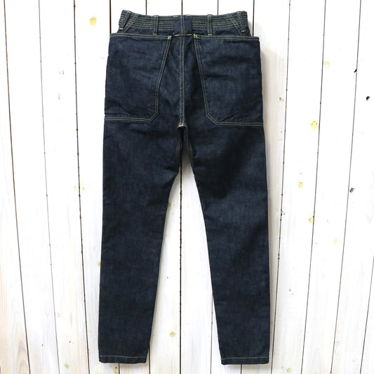 SASSAFRAS : FALL LEAF SPRAYER PANTS(13.5oz DENIM) (INDIGO)