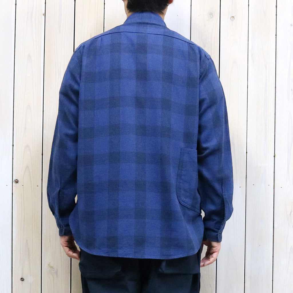 SASSAFRAS『DIGGIN SHIRT(C/L CHECK)』(BLUE)