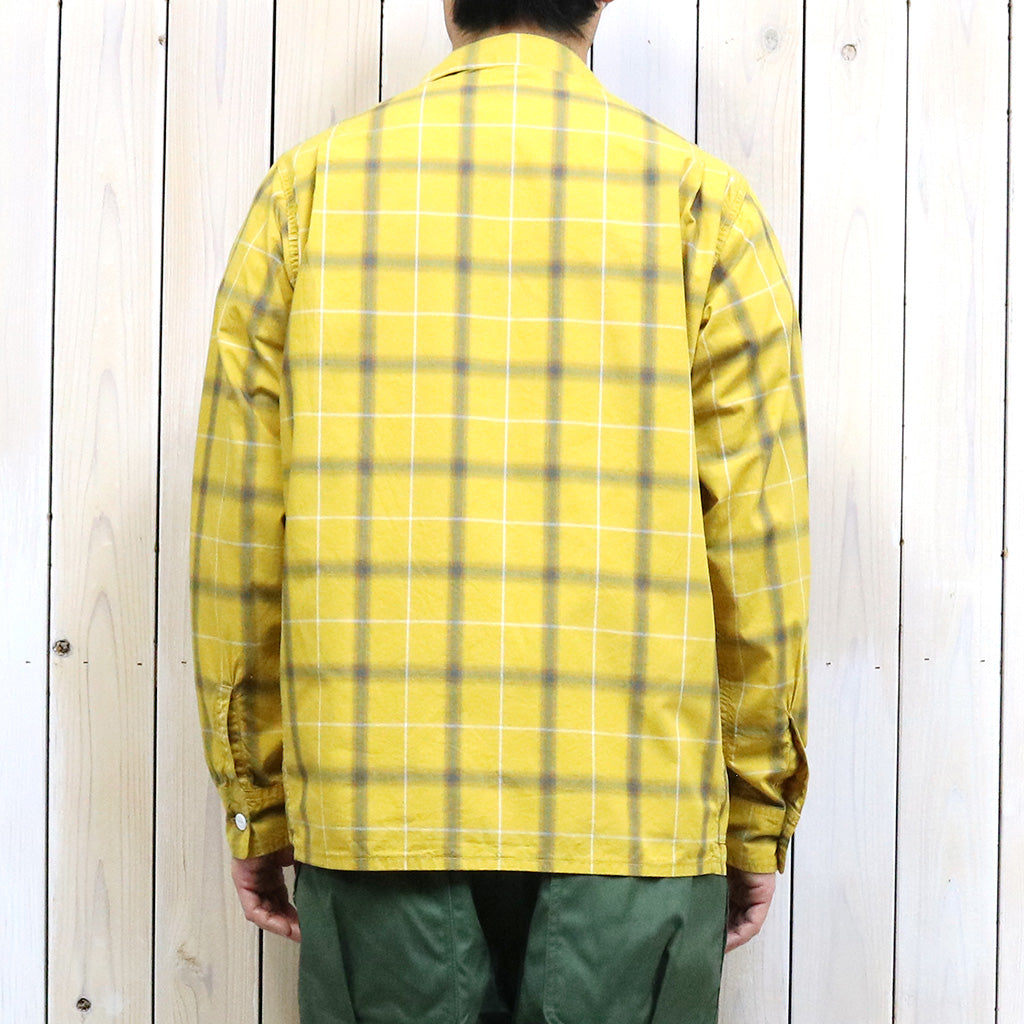 SASSAFRAS『GARDENER OPEN HALF(HOMBRE CHECK)』(YELLOW)