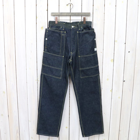 SASSAFRAS "FALL LEAF TOUGH PANTS(13.5oz DENIM)"(INDIGO)