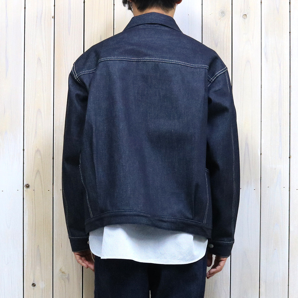 SASSAFRAS『GARDENERS JACKET(13oz SLAB DENIM)-WHITE STICHT』