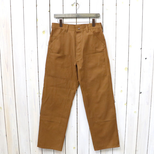 SASSAFRAS『W SPRAYER 5 PANTS(SELVEDGE DUCK)』(BROWN)
