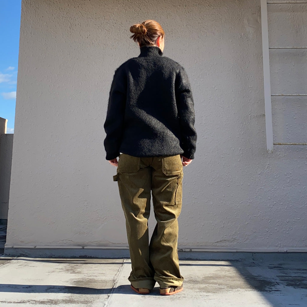 SASSAFRAS『FALL LEAF GARDENER PANTS(9W CORDUROY)』(OLIVE)