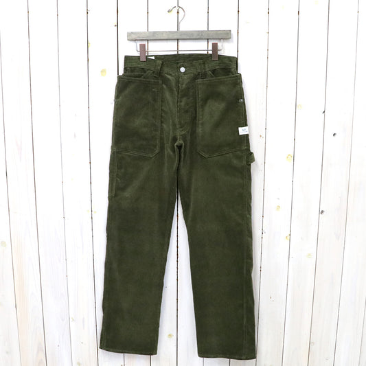 SASSAFRAS『FALL LEAF GARDENER PANTS(9W CORDUROY)』(OLIVE)