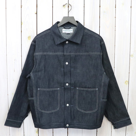 SASSAFRAS『GARDENERS JACKET(8.5oz WORK DENIM)』(INDIGO)