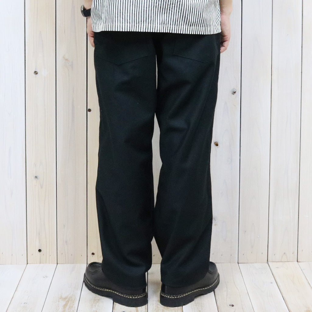 SASSAFRAS『FS CULTIVATOR PANTS(BACK SATIN)』(BLACK)