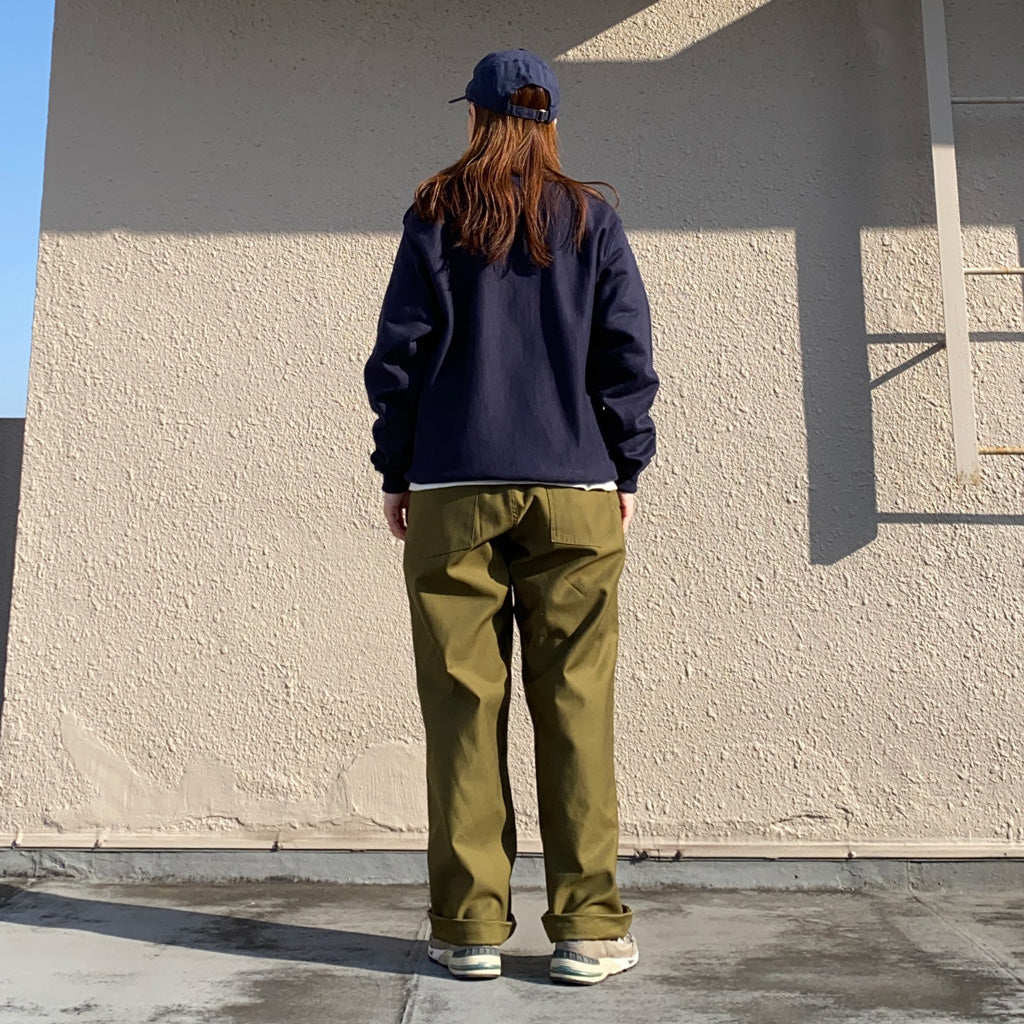 SASSAFRAS『FS CULTIVATOR PANTS(BACK SATIN)』(OLIVE)