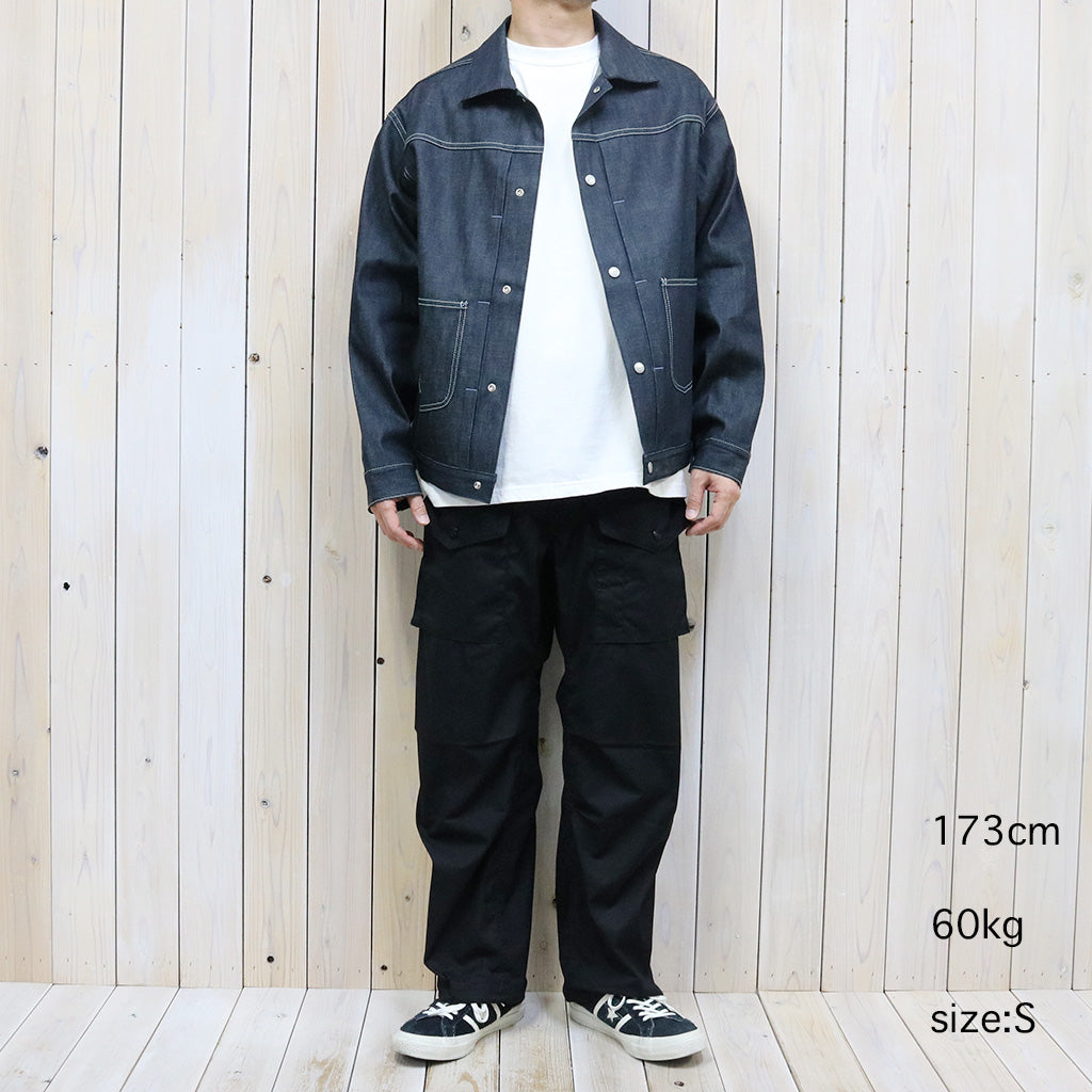 SASSAFRAS『OVERGROWN ARMOR PANTS(C/N WEATHER)』(BLACK)