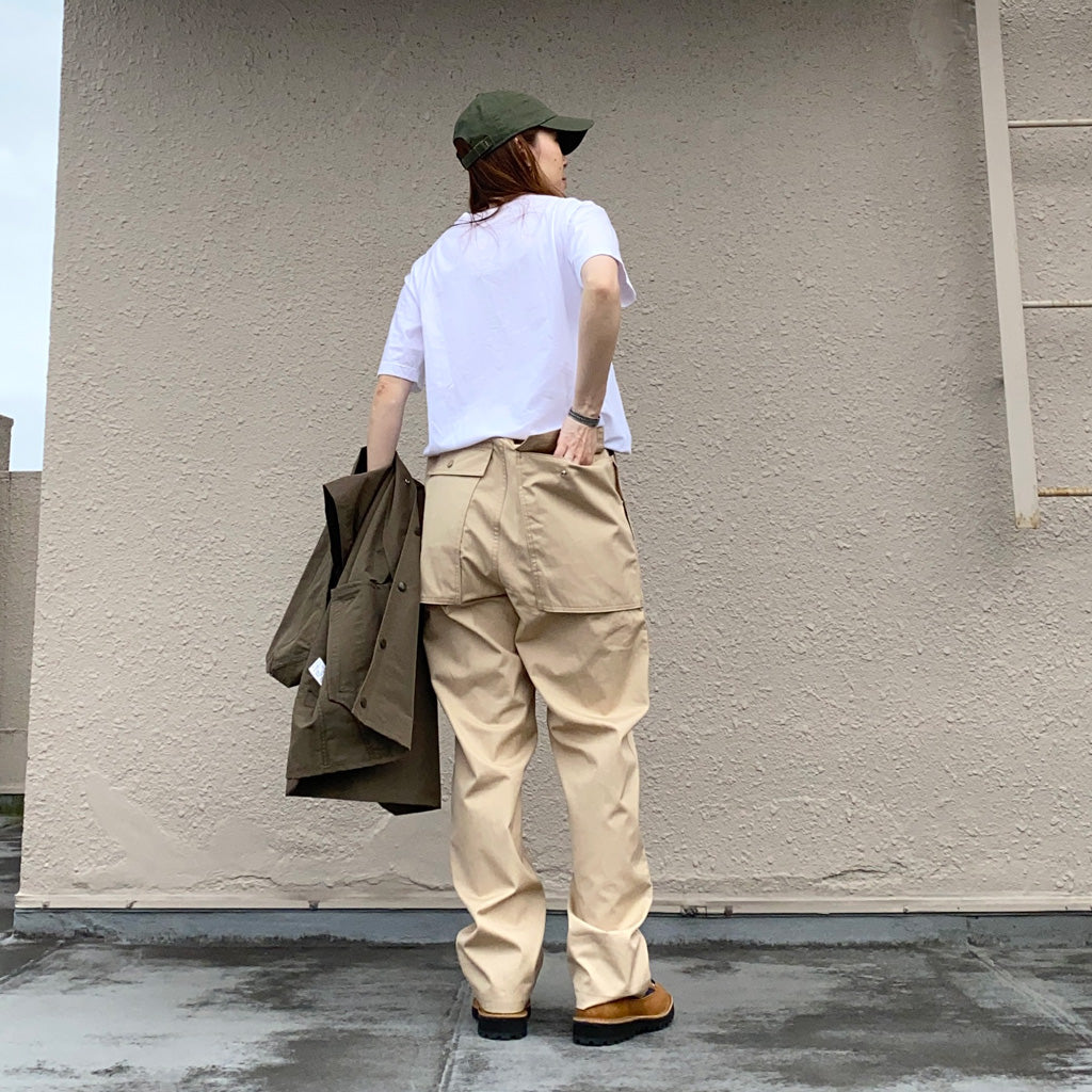 SASSAFRAS『CULTIVATOR PANTS(WEATHER)』(BEIGE)