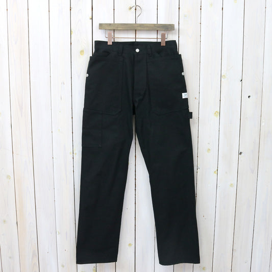 SASSAFRAS : FALL LEAF GARDENER PANTS(SELVAGE DUCK) (BLACK)