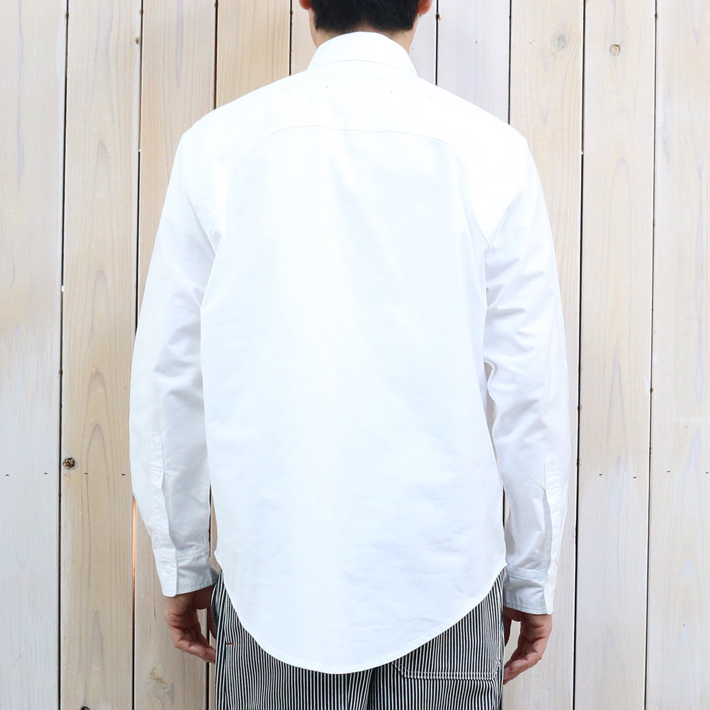 SASSAFRAS : GREEN THUMB SHIRT(A/C OXFORD) (WHITE)