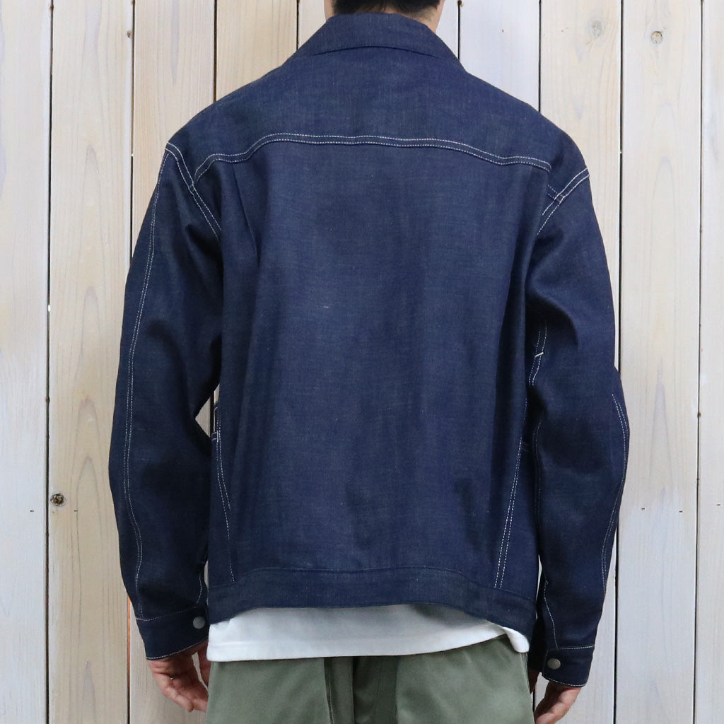 SASSAFRAS : GARDENERS JACKET(8oz MILITARY DENIM) (INDIGO)
