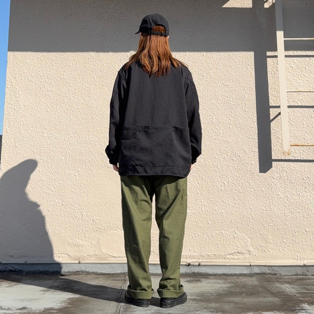 SASSAFRAS : CULTIVATOR JACKET(WOOLINO) (BLACK)