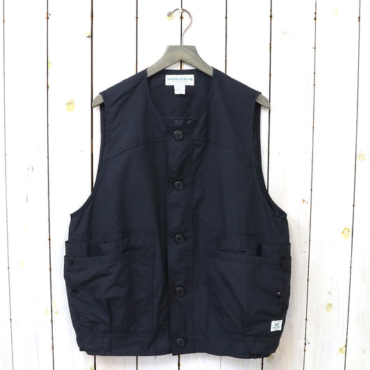 SASSAFRAS『OVERGROWN HIKER VEST(TREK NYLON』(BLACK)