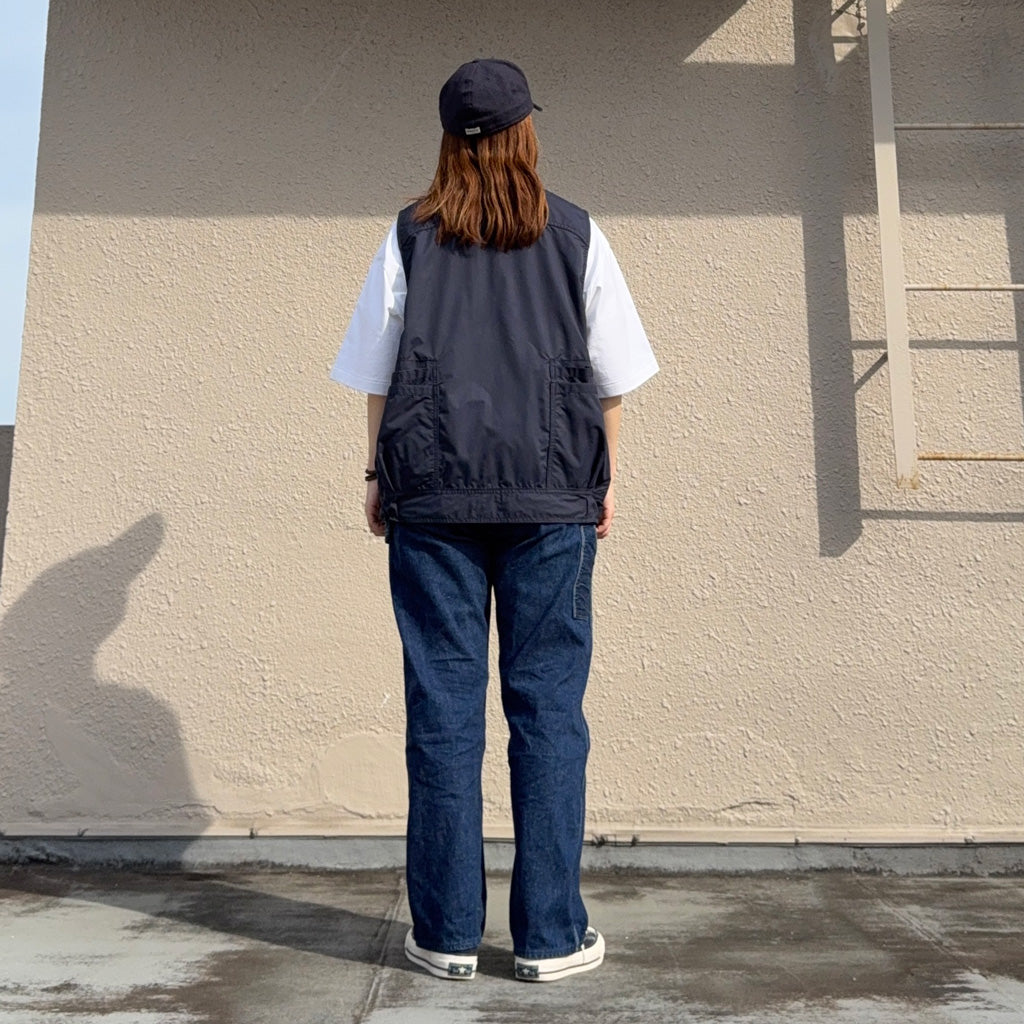 SASSAFRAS『OVERGROWN HIKER VEST(TREK NYLON)』(NAVY)