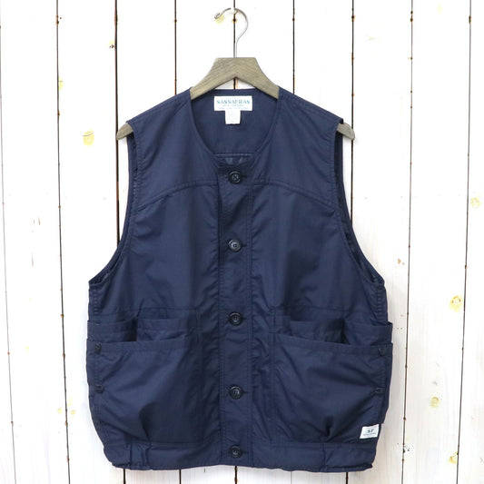 SASSAFRAS『OVERGROWN HIKER VEST(TREK NYLON)』(NAVY)