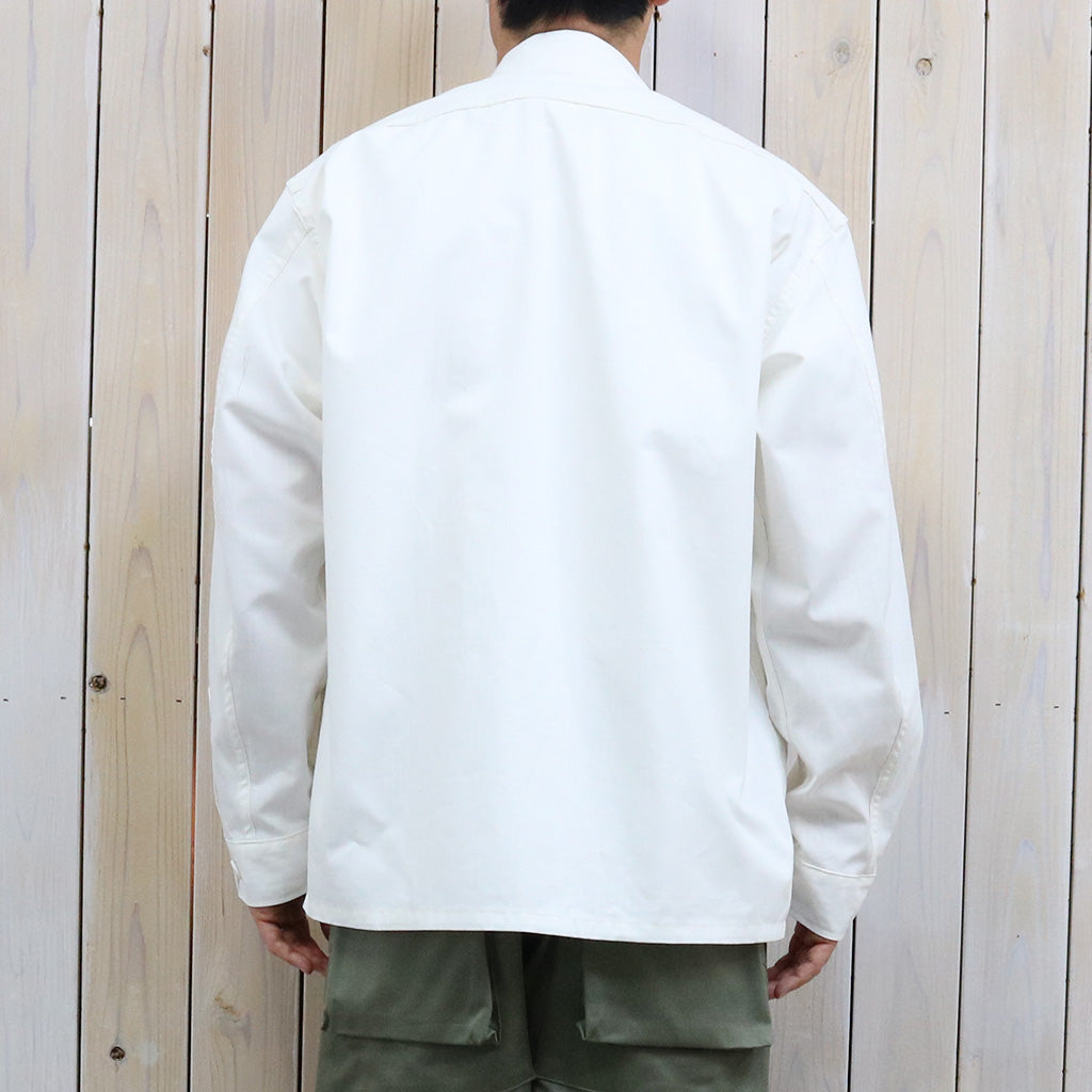 SASSAFRAS : DIGS CREW HALF(ARMY RIPSTOP) (OFF WHITE)
