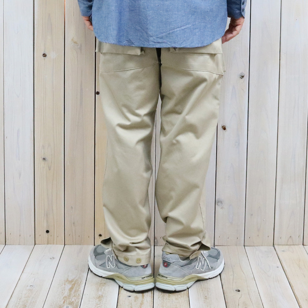 SASSAFRAS : DIGS CREW PANTS 4/5(41 KHAKI CHINO) (KHAKI)