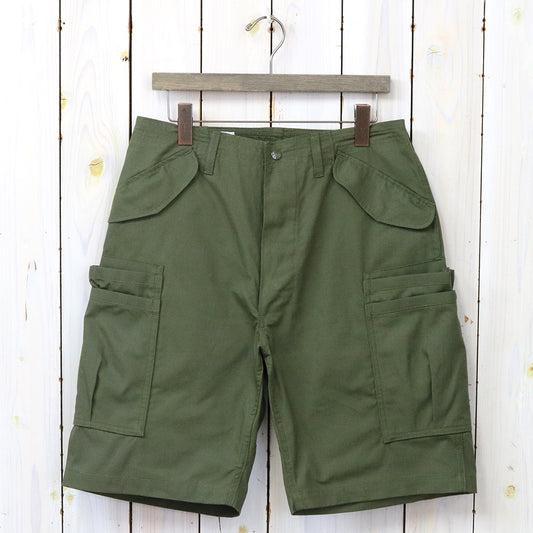SASSAFRAS : OVERGROWN PANTS 1/2(ARMY RIPSTOP) (OLIVE)