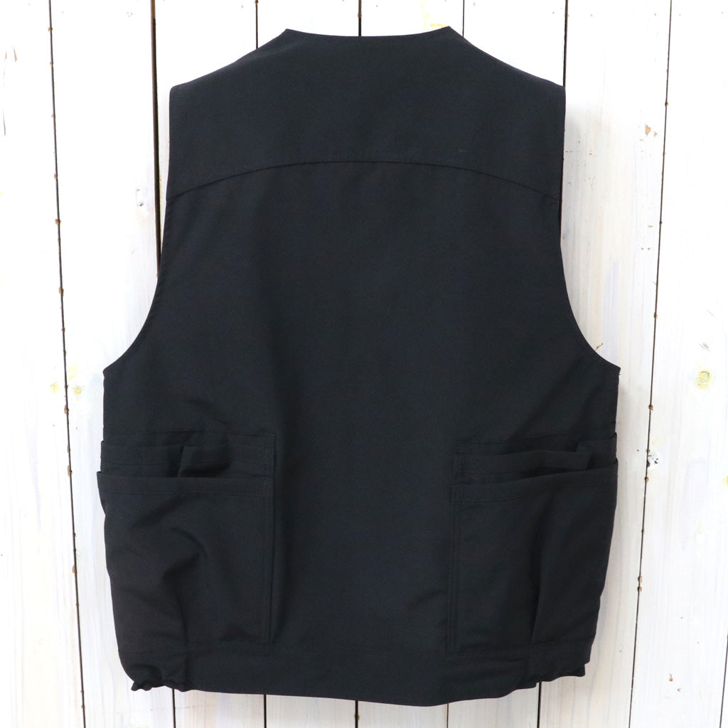 SASSAFRAS : OVERGROWN HIKER VEST(P/C WEATHER) (BLACK)