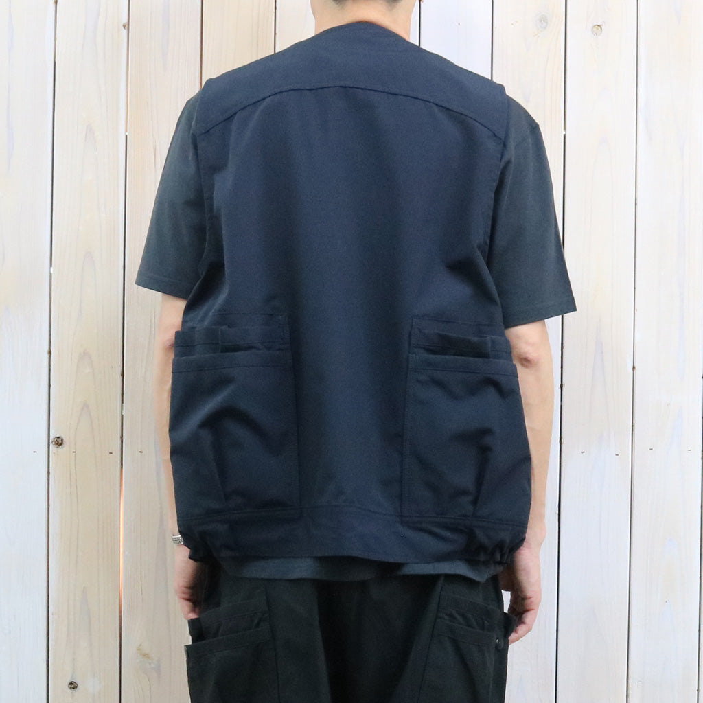 SASSAFRAS : OVERGROWN HIKER VEST(P/C WEATHER) (NAVY)