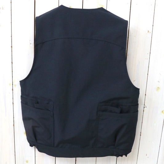 SASSAFRAS : OVERGROWN HIKER VEST(P/C WEATHER) (NAVY)