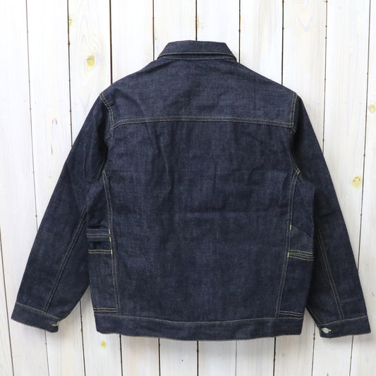 SASSAFRAS : GARDENER R JACKET(14oz DENIM) (INDIGO)