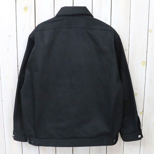 SASSAFRAS : OVERGROWN TRUG JACKET-PIQUE (BLACK)