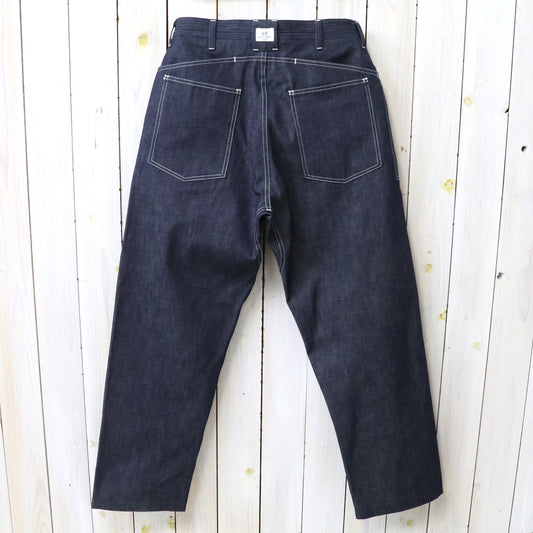 SASSAFRAS : D SCOOP PANTS-10oz MILITARY DENIM