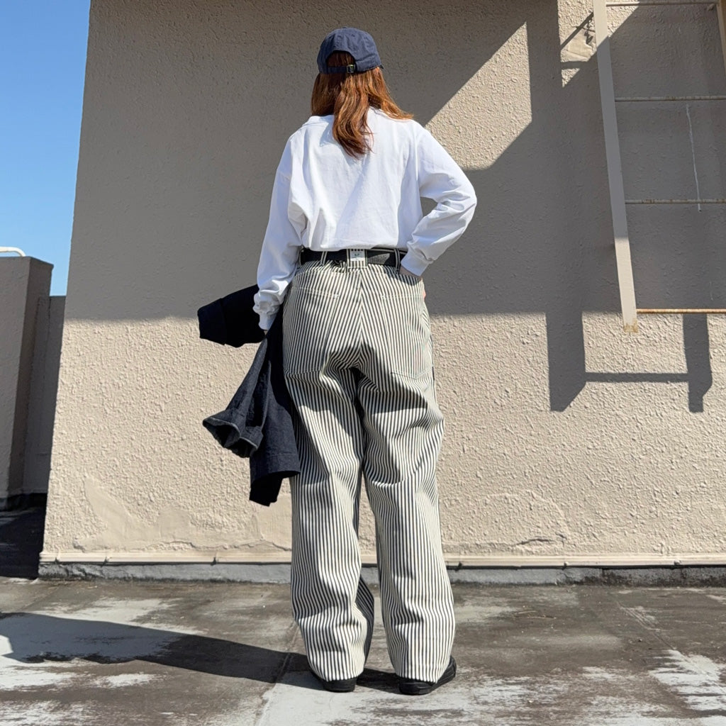 SASSAFRAS : D SCOOP PANTS-10oz HICKORY