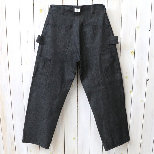 SASSAFRAS : LANDSCAPER GROWN PANTS-8oz DENIM (BLACK)
