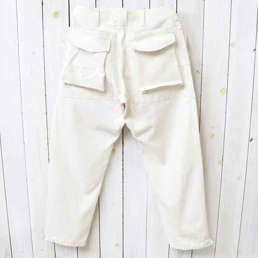 SASSAFRAS : DIGS CREW PANTS 4/5-8oz DENIM (NATURAL)