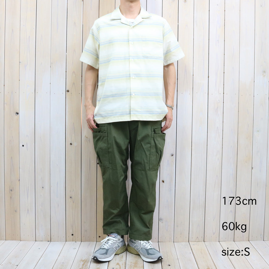 SASSAFRAS : OVERGROWN PANTS 4/5-ARMY RIPSTOP (OLIVE)