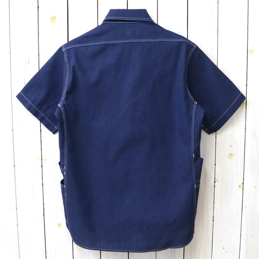 SASSAFRAS : GARDENER SHIRT 1/2-INDIGO CHAMBRAY