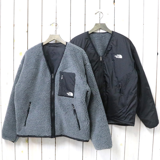 【SALE30%OFF】THE NORTH FACE『Reversible Extreme Pile Cardigan』(ミックスチャコールグレー/ブラック)